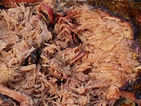 pulled beef004  Rib Eye Pulled Beef, 16 Stunden im Smoker